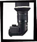 Hledáčková lupa DG-2 D5, série D4, Df, D810 D810A, D750, D500, D7200, D7100, D5500, D5300, D5200, D3300, D3200 Hledáčková lupa DG-2 poskytuje dvojnásobné zvětšení střední části obrazu v hledáčku.