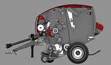 Padací dno Hydraulicky ovládané padací dno je dostupné na všechny modely a je standardem u varianty s řezacím rotorem. Padací dno je ovládáno z místa řidiče přes ovládací monitor.