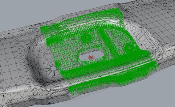 Návrh a výběr pozic měření Metoda map viditelnosti Návrh pozic projektoru a 1. a 2. kamery 2.