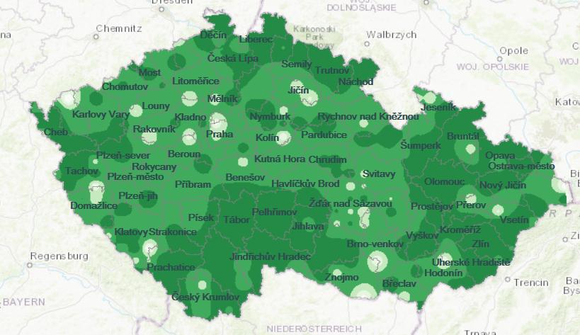 Obr. 4 Zastoupení včely kraňské v populaci ČR podle morfometrie Ostatní aktivity Spolupráce s rakouskými, německými a maďarskými chovateli včely medonosné kraňské v roce 2017 pokračovala opět formou