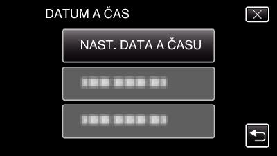 Hodiny nastavíte zvolením položky DATUM A ČAS v menu 1 Klepněte na MENU 0 Přístroj se zapne 0 Zavřením LCD monitoru se přístroj vypne 2 Klepněte na OK, když se zobrazuje NASTAV DATUM/ČAS!