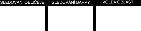 na požadovanou pozici (obličej/ barva/oblast) znovu 0 Pro zrušení SLEDOVÁNÍ OBLIČEJE nebo SLEDOVÁNÍ BARVY klepněte na modrý rámeček 0 Pro zrušení VOLBA OBLASTI klepněte na bílý rámeček Nastavení