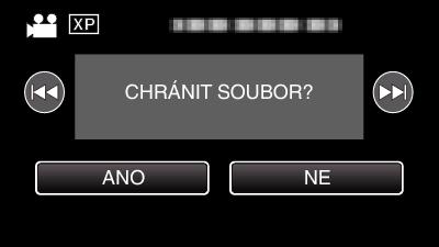 stisknout 6 Pro potvrzení smazání klepněte na PROVÉST Zapnutí/vypnutí ochrany aktuálně zobrazeného souboru Chrání nebo zruší ochranu aktuálně zobrazeného souboru 1 Klepněte na MENU 0 Po dokončení