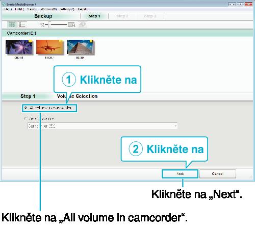 Kopírování 0 Pokud se neobjeví Everio Software Setup, klikněte dvakrát na JVCCAM_APP ve složce Tento počítač nebo Computer, poté klikněte dvakrát na install (nebo Installexe) 0 Pokud se zobrazí