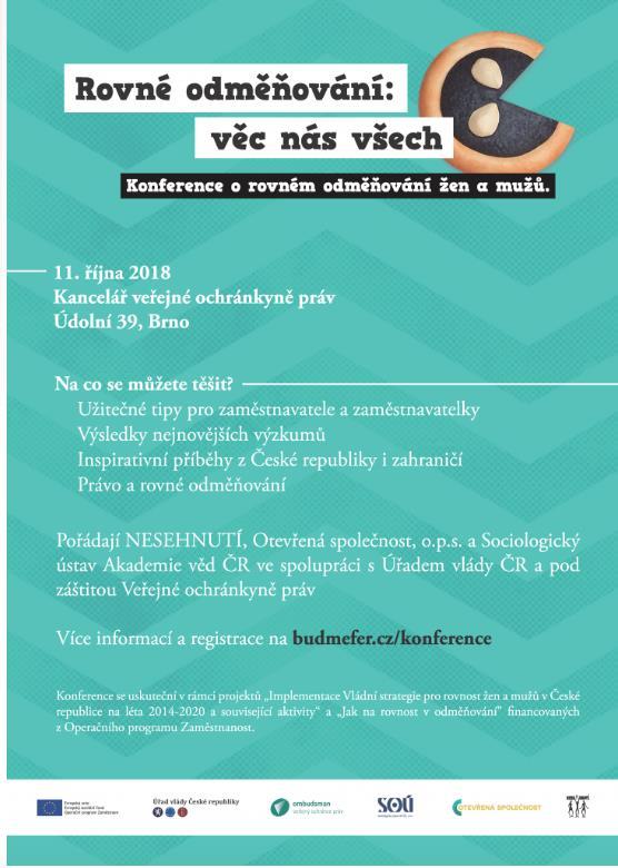 Konference Rovné odměňování: věc nás všech 11.10.