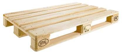 25 EUR a EPAL palety dřevěné palety vyrobené dle norem EUR či EPAL standardizované