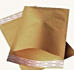 liner Post envelopes are a commonly used shipment.
