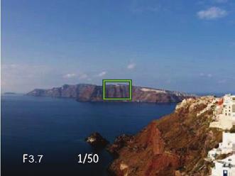 Panoramatický režim Přepnutím do tohoto režimu panorama můžete vyfotografovat sérii snímků, ze které fotoaparát vytvoří zcela širokoúhlý panoramatický snímek. Postupujte podle následujících kroků: 1.