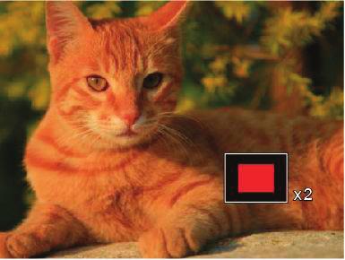 Použití přehrávání se zvětšením (jen fotografie) Při prohlížení můžete pomocí posuvníku zoomu fotografie rovněž 2krát až 8krát zvětšovat. W Oddálit T Přiblížit 1.