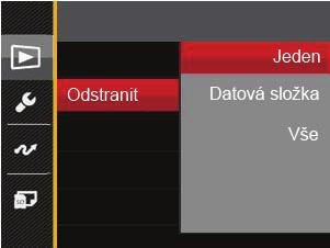2. Stisknutím tlačítka se šipkou nahoru/dolů vyberte podnabídku a stisknutím tlačítka nebo tlačítka se šipkou vpravo zobrazte obrazovku nastavení.