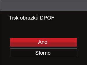 Tisk obrázků DPOF Tisk DPOF můžete využít, jen pokud předem provedete výběr fotografií k tisku pomocí nastavení DPOF. Viz sekce DPOF" na straně 68. 1.