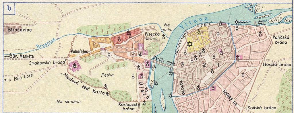 století - Pražský hrad - oblast starého města Zdroj: Školníatlas