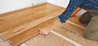 7. PODLAHA pod dřevěnou pod koberec a lino pod plovoucí palubkovou podlahu podlahu, parkety dřevěné podlahové palubky PAVATX PAVATHRM-PROFIL a systémové lišty separační fólie prkenný záklop na