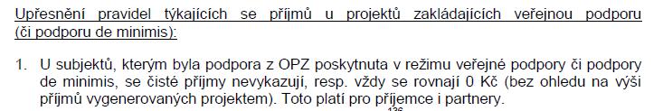 7.6. Finanční toky Všechny projekty v režimu EX ANTE (kap. 7.6.1.