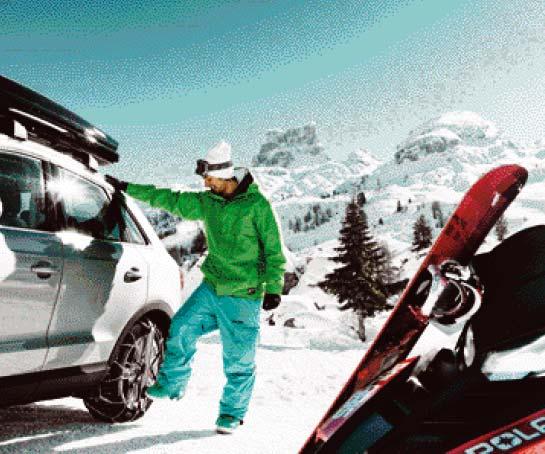 4 Nasazení a napnutí: jak zvolit správné sněhové řetězy pro vaše SUV.