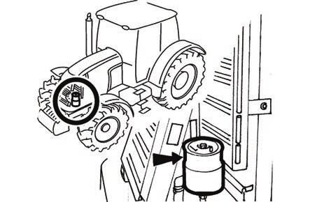 G735a Brzdy přívěsu Vzduchové brzdy přívěsu Zkontrolujte těsnost vzduchového systému brzd a účinnost brzd traktoru s přívěsem.