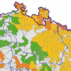 Typology of surface water bodies (data source: MoE, TGM WRI, Faculty of Science of the Charles University in Prague) vybrané abiotické charakteristiky (kategorie