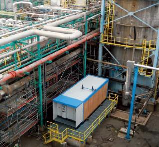 Chlazení: studená voda Výroba: 200 kwe Roční výroba: >1 500 MWh Snížení produkce