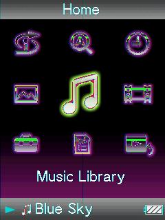 18 Přehrávání hudby Vyhledávání skladeb (Music Library) Skladby přenesené Průzkumníkem Windows nebo jiným softwarem, který dokáže přenášet skladby, lze na přehrávači přehrát.