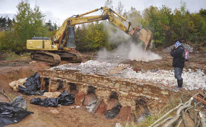 45 ZKOUMÁNÍ VÝROBNÍCH OBJEKTŮ A TECHNOLOGIÍ ARCHEOLOGICKÝMI METODAMI Zbytkový obsah CO 2 byl měřen na zařízení Eltra a aktivní CaO titračně.