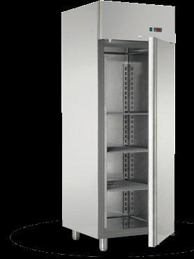 Chladicí skříň Čistý objem: 265 l Ventilované chlazení (možnost i v provedení statického chlazení) Teploty - 2 C až + 8 C Zámek Bílé, lakované