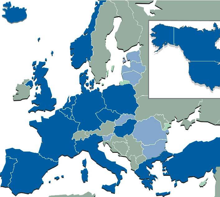 JSRC/NE (Dánsko) RC SOUTH (Itálie) oupení v mezinárodních štábech NATO
