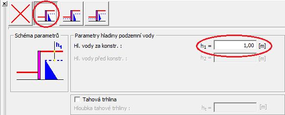 jámy. Rám Geometrie Pozn.: Koeficient redukce zemního tlaku pod dnem se uvažuje při výpočtu záporového pažení, u klasického pažení je jeho hodnota rovna 1,0 (více viz Help F1).