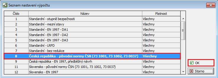 Zemina (specifikace, zatřídění) Rám Geometrie zadání rozměrů gravitační zdi Tabulka s parametry zemin Objemová tíha 3 γ kn m [ ] Úhel vnitřního tření ϕ ef [ ] Soudržnost zeminy kpa c ef [ ] Třecí