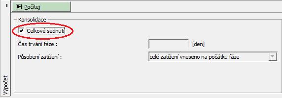 Rám Výpočet Fáze budování 2 Protože násyp budujeme postupně, uvažujeme ve 2. fázi budování lineární růst zatížení. V dalších fázích výpočtu se zadává čas trvání fáze (1 rok tj. 365 dní 3.