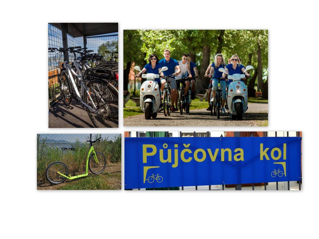 Podpora cyklo - infrastruktury: Půjčovny kol Cyklistika je v naší rekreační oblasti velmi vyhledávaným a provozovaným sportem.