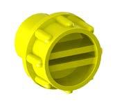 2 Horní otvor v krytu přístroje utěsněte zátkou () (žlutá barva součást příslušenství).