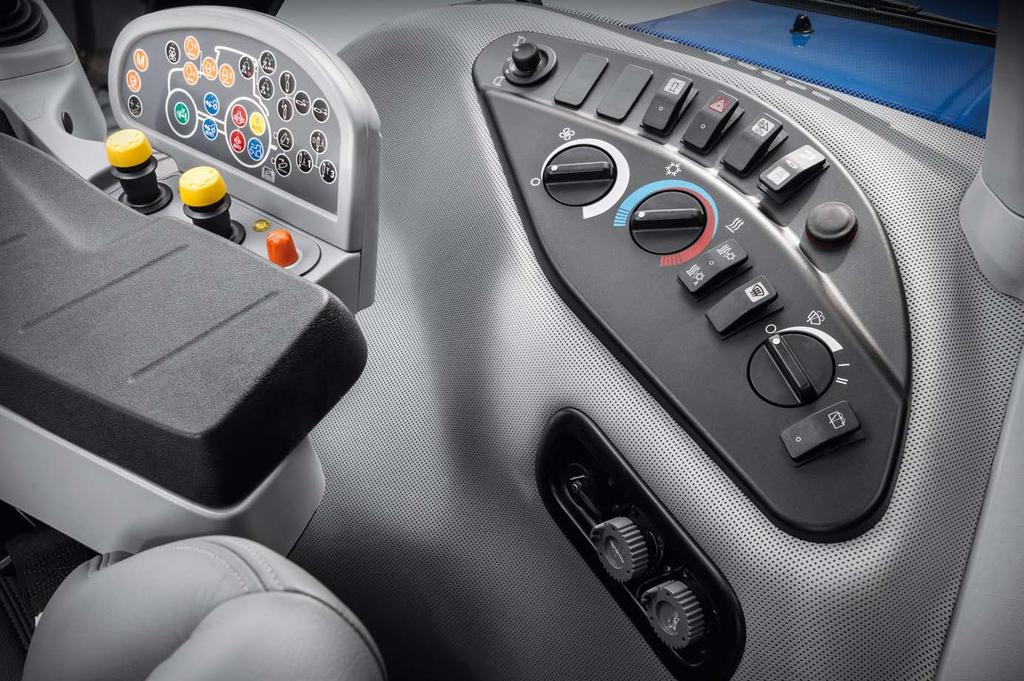 Maximální využití točivého momentu New Holland vyvinul vlastní převodovku Auto Command, se kterou dokáže provozovat motor v nízkých otáčkách a