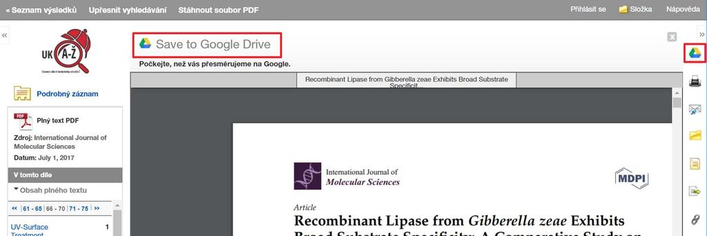 Integrace Google Drive Jednoduchý přístup k Vašemu obsahu