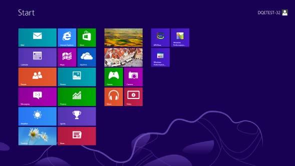 Windows 8 Spusťte operační systém Windows 8 Klepněte pravým tlačítkem a klepněte na Všechny aplikace v pravém dolním