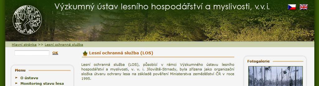 EVIDENCE VÝSKYTU ŠKODLIVÝCH ČINITELŮ Data o výskytu jednotlivých škodlivých činitelů jsou v České republice dlouhodobě shromažďována VÚLHM ve Strnadech.