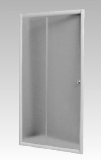 MYSTICA EXCLUSIVE Sprchové dveře 5 Sprchový kout obdelníkový, skládaný, s fixní částí CK 854 21 120 x 80 x 185 cm sklo GRAPE 6 mm, univerzální, chrom.