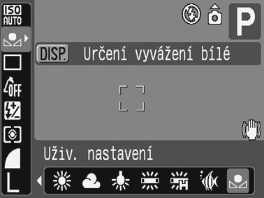 Uživatelské vyvážení bílé doporučujeme použít především v následujících situacích, které jsou pro nastavení (Auto) obtížně rozpoznatelné.