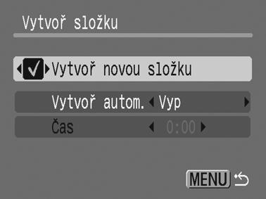 118 Různé způsoby fotografování Vytvoření cílového místa snímku (Složka) Režim fotografování Viz Funkce dostupné v jednotlivých režimech fotografování (str. 200).