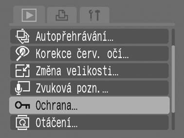 Přehrávání/mazání 137 Panel zvukové poznámky Pomocí tlačítka nebo vyberte požadovanou položku a stiskněte tlačítko FUNC./SET.