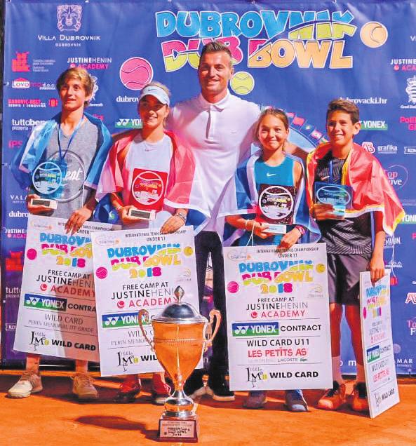 iz Izraela i Jovan Tomović iz Crne Gore pobjednici su petog izdanja Dubrovnik DUB Bowla, međunarodnog teniskog turnira za tenisačice i tenisače do 11 godina koji se održao pod sponzorstvom prestižnog
