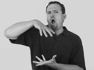 27 30) na základě materiálu v norském znakovém jazyce vymezila pět oblastí, kde ústa napodobují pohyb rukou ( mouth imitates the hands ): 1.