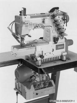 HIGH SPEED CYLINDER BED INTERLOCK MACHINES UCP O P T I O N A L D E V I C E PNEUMATICKÝ ODSTŘIH NITÍ PRO RAMENOVÉ STROJE PNEUMATIC UNDER BED THREAD TRIMMING SYSTEM FOR CYLINDER BED INTERLOCK MACHINES