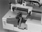 With Micro-Adjust mechanism, feeding amount & tension can be adjusted easily. With right hand side fabric trimmer, fabric edge can be trimmed smoothly.