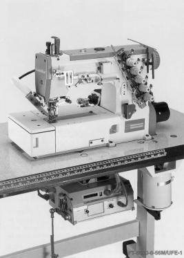 FT HIGH SPEED FLAT BED INTERLOCK MACHINES FT OPTIONAL UFE UFE : ELEKTROMAGNETICKÝ ODSTŘIH NITÍ PRO PLOCHÉ STROJE UFE: ELERIC UNDER BED THREAD TRIMMING SYSTEM FOR FLAT BED INTERLOCK MACHINES UTE: