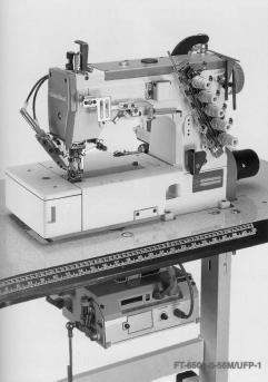FT HIGH SPEED FLAT BED INTERLOCK MACHINES FT OPTIONAL UFP UFP : PNEUMATICKÝ ODSTŘIH NITÍ PRO PLOCHÉ STROJE PNEUMATIC UNDER BED THREAD TRIMMING SYSTEM FOR FLAT BED INTERLOCK MACHINES UTD: pneumatický