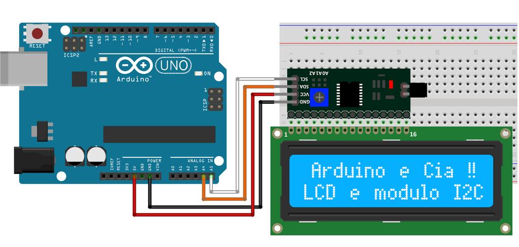 3. LCD DISPLEJ LCD displej nám umožní rozšíření našeho projektu o interakci s uživatelem může zobrazit informace nebo chybové hlášky. My LCD displej zapojíme dle schématu na obrázku 3.