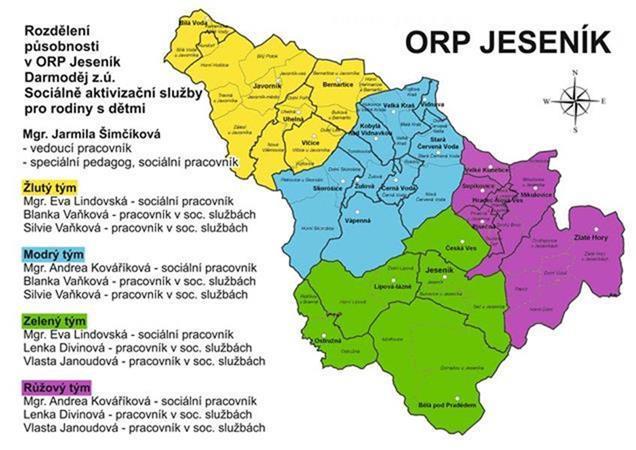 Oblasti poskytování Oblast: žlutý tým Tel: 775 551 567 Bílá Voda, Javorník, Uhelná, Vlčice, Bernartice.