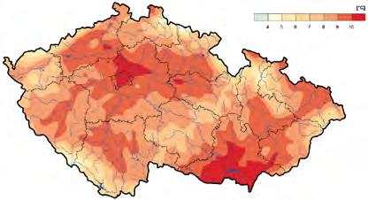 2018 kraje (Podkrušnohoří) a jižní Moravy byly vyhlášeny výstrahy na riziko vzniku požárů. 20. 5. vystoupily maximální teploty v některých lokalitách nad 34 C (Dobřichovice 34,9 C), 22. 6.
