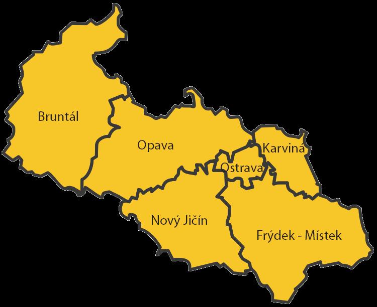 Moravskoslezském kraji