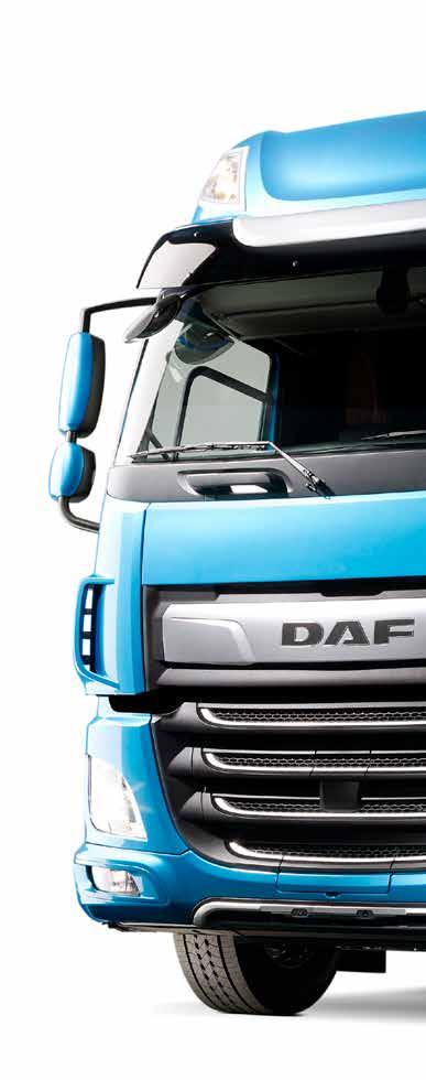 08 Atraktivní design exteriéru Exteriér nového DAF CF obsahuje nejmodernější designové prvky, díky nimž je jeho vizuální působivost zcela bezkonkurenční.